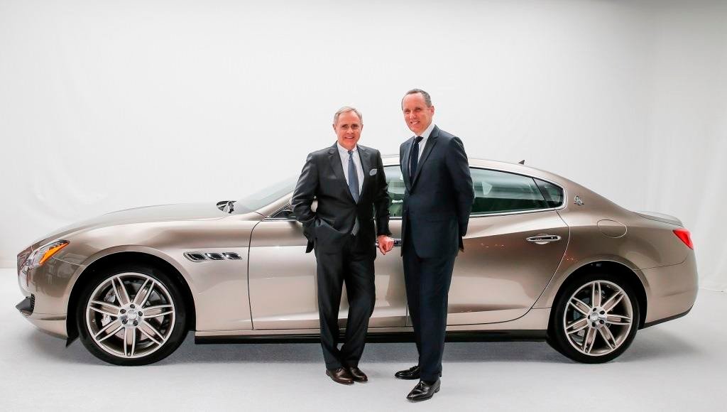 LtoR_Harald J Wester, CEO of Maserati, Ermenegildo Zegna, CEO of Ermenegildo Zegna Group_sm