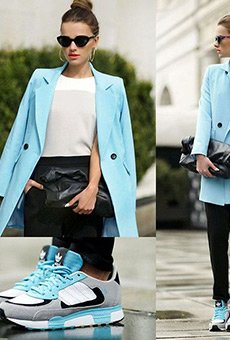 Sporty chic, estilo caracterizado por la comodidad de las prendas deportivas.